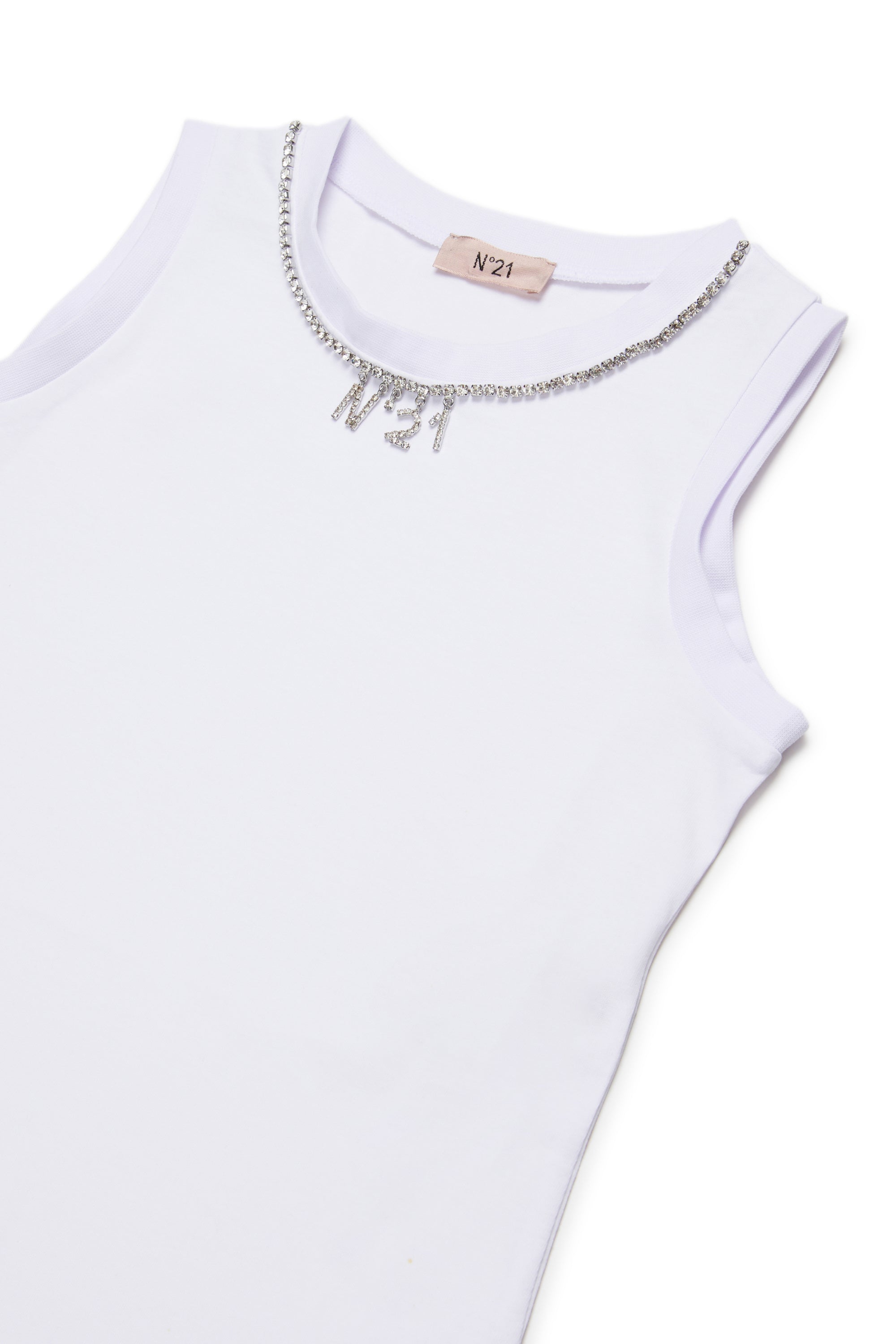 Tank top with N°21 jewel logo