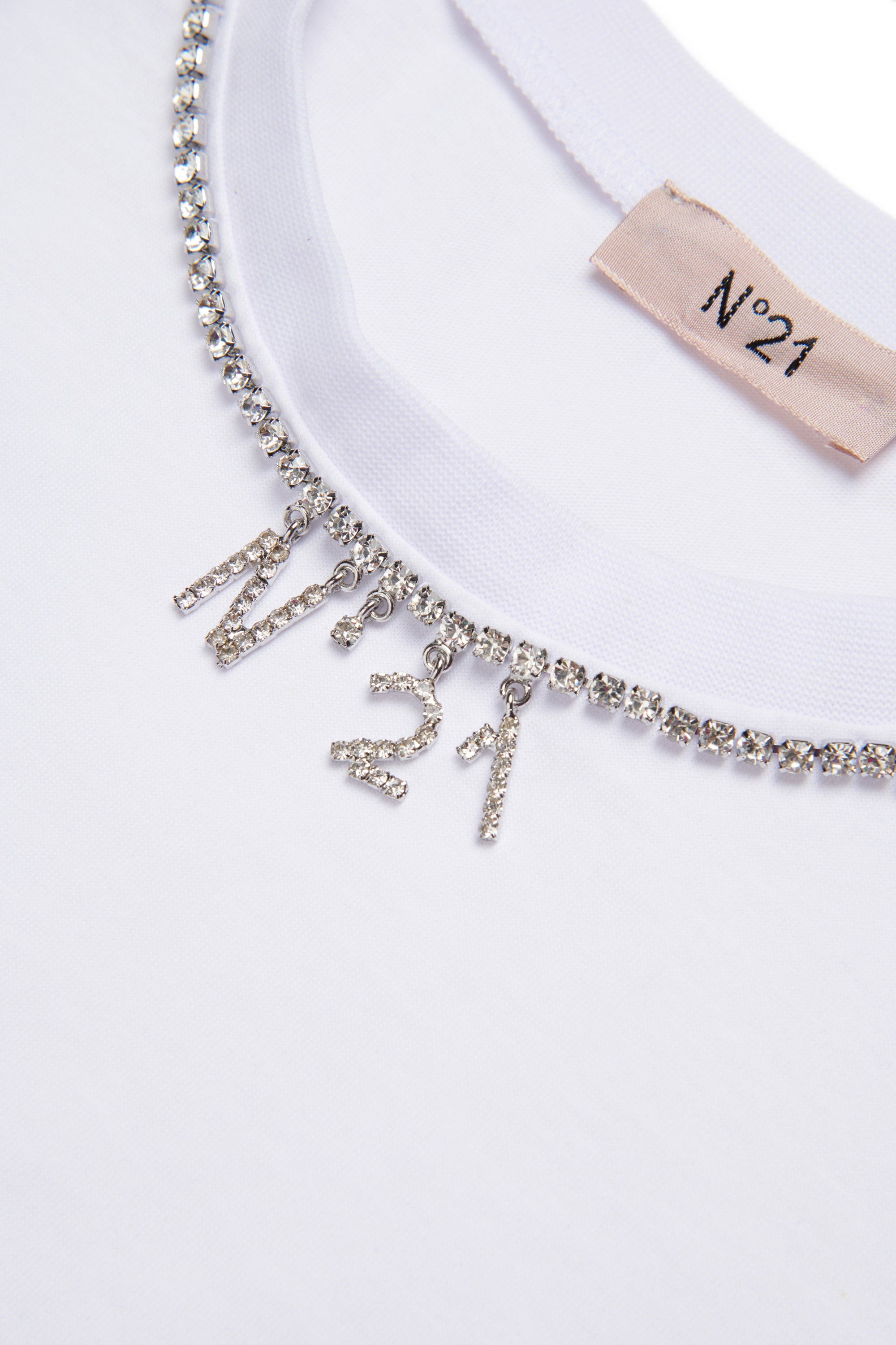 Tank top with N°21 jewel logo