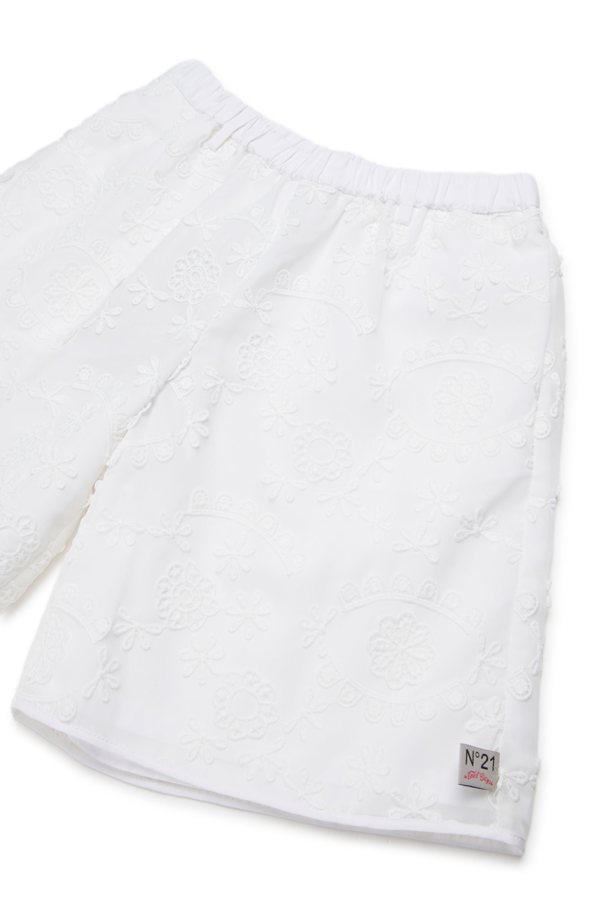 Embroidered shorts