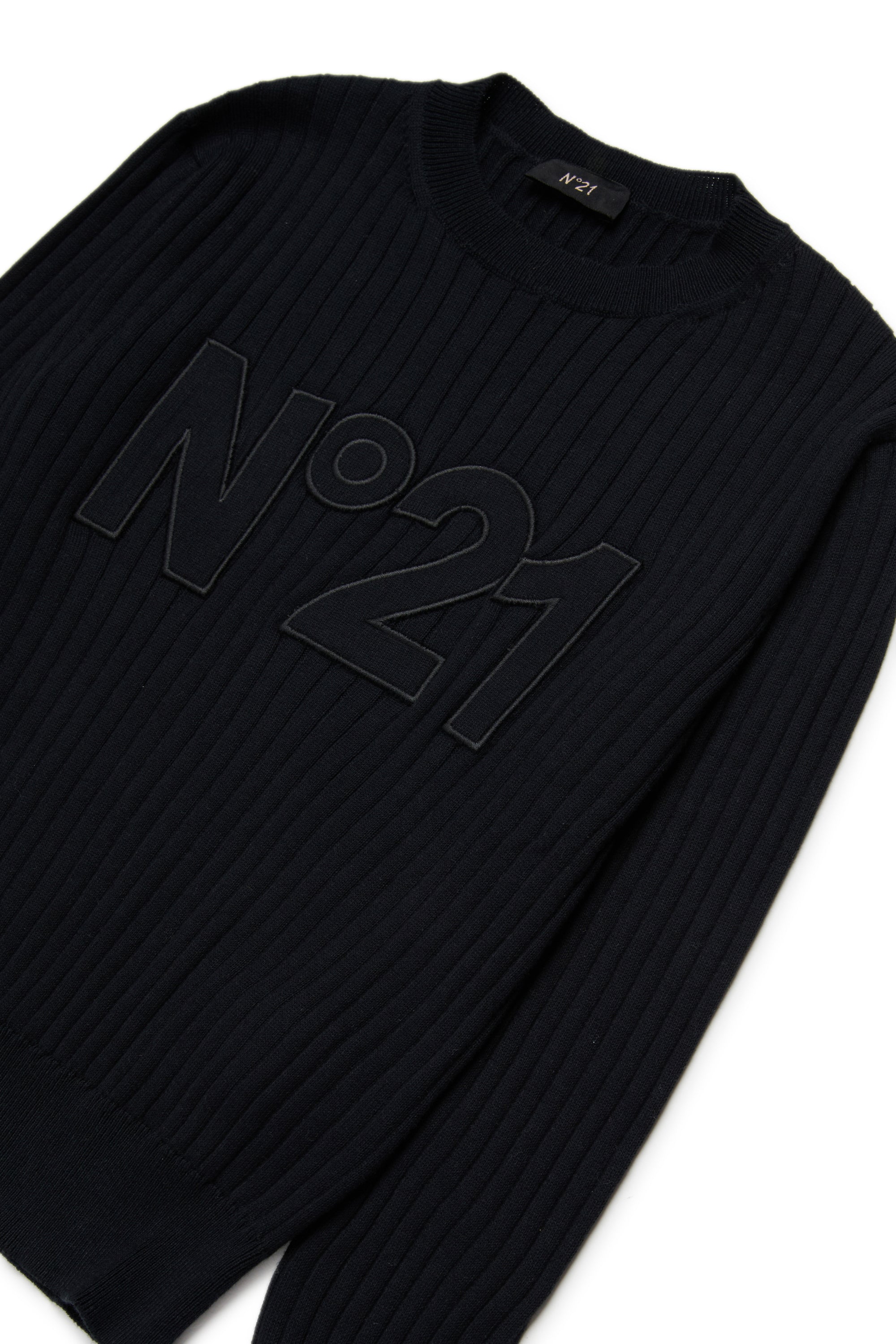 Crew neck sweater with logo