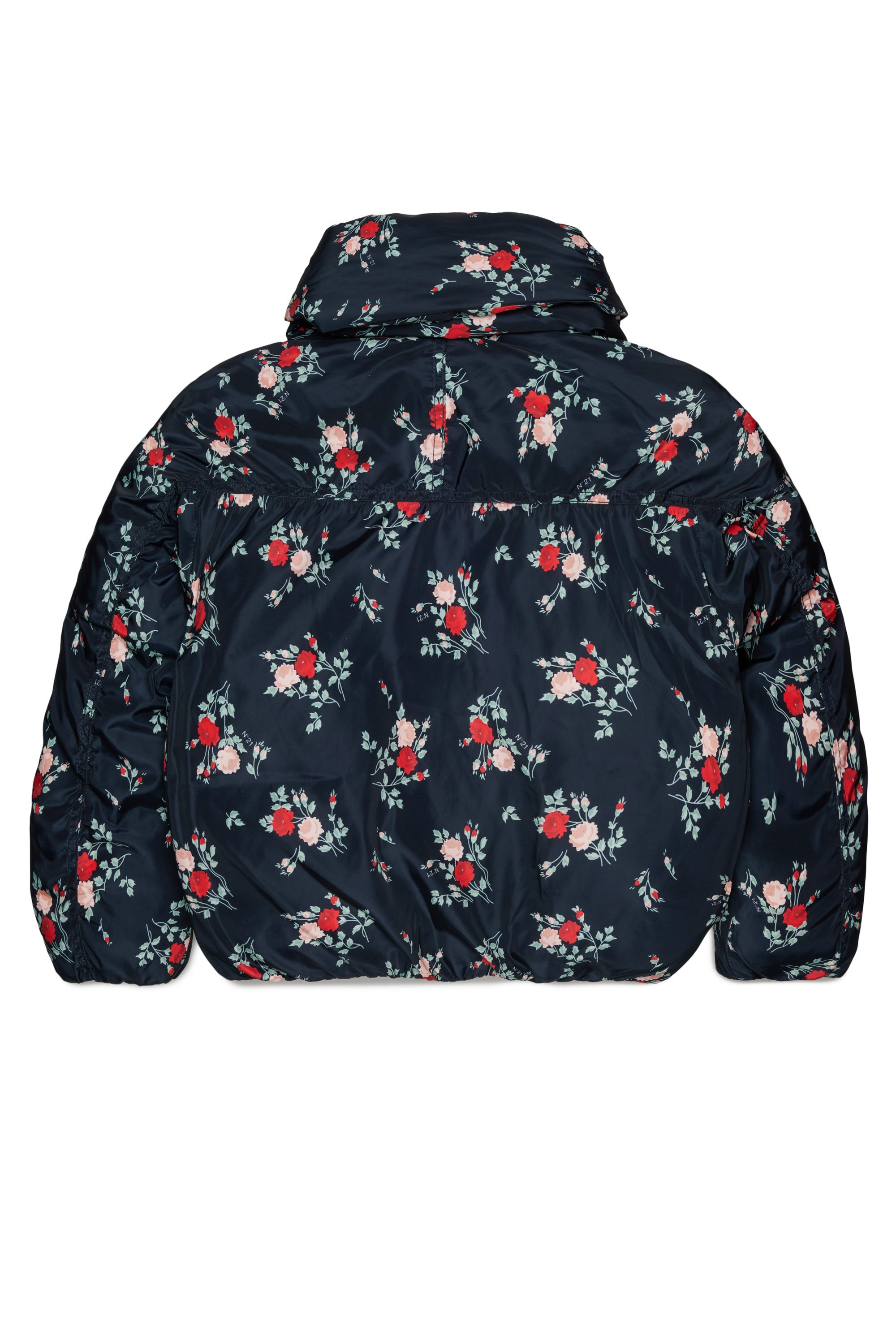 PIUMINO IN NYLON STAMPA FIORI
