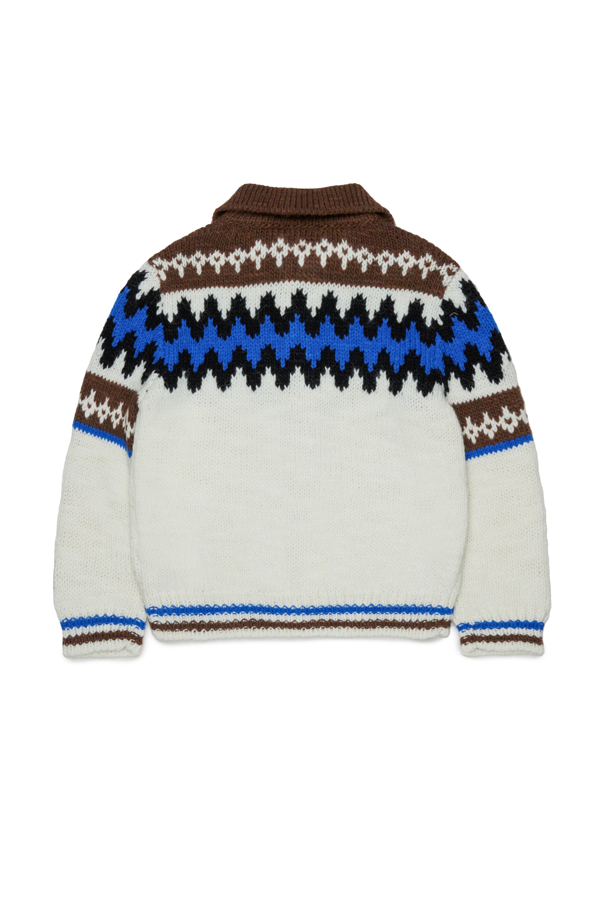 MAGLIONE JACQUARD CON ZIP