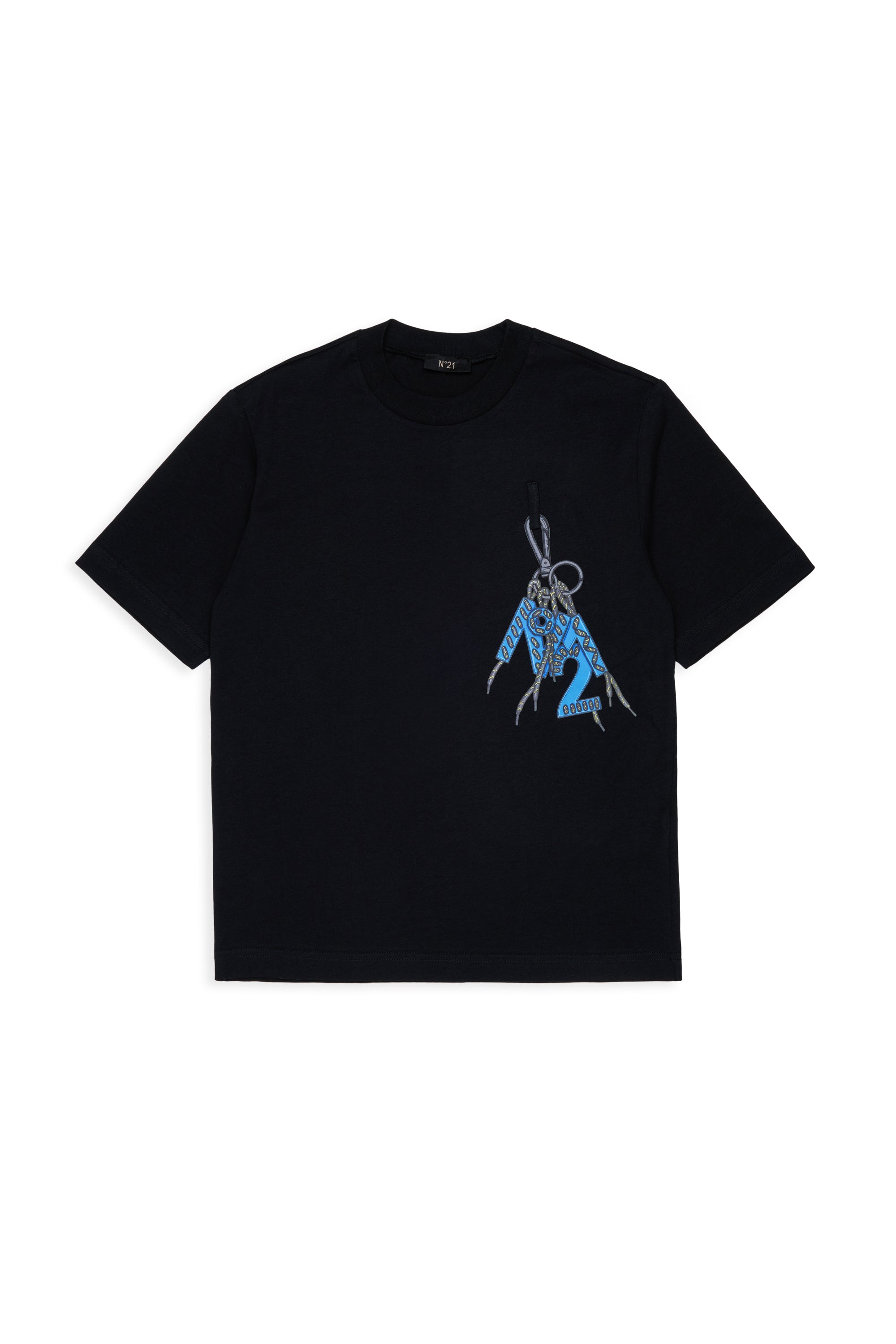 T-SHIRT CON STAMPA E APPLICAZIONE