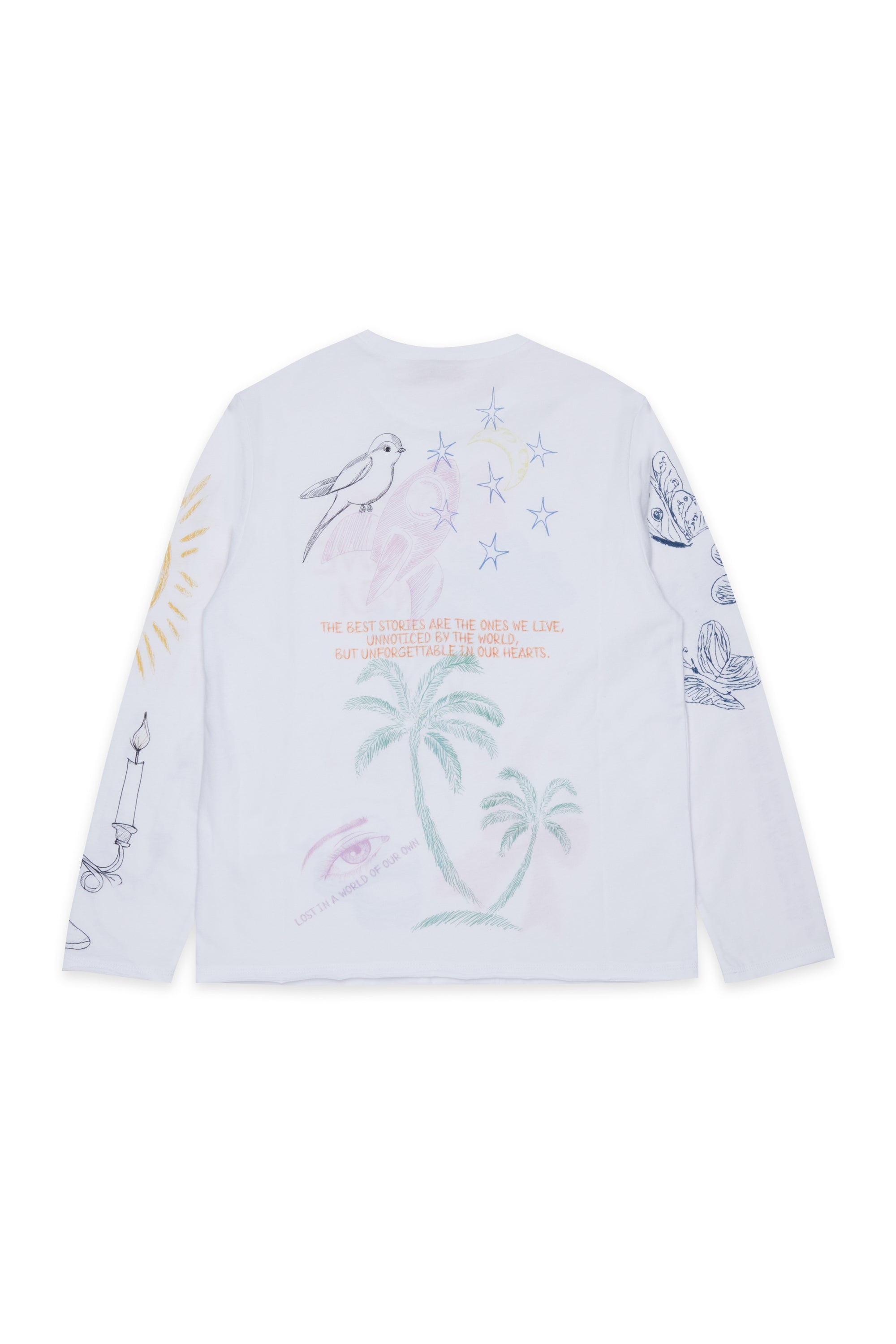 T-SHIRT MANICHE LUNGHE STAMPATA