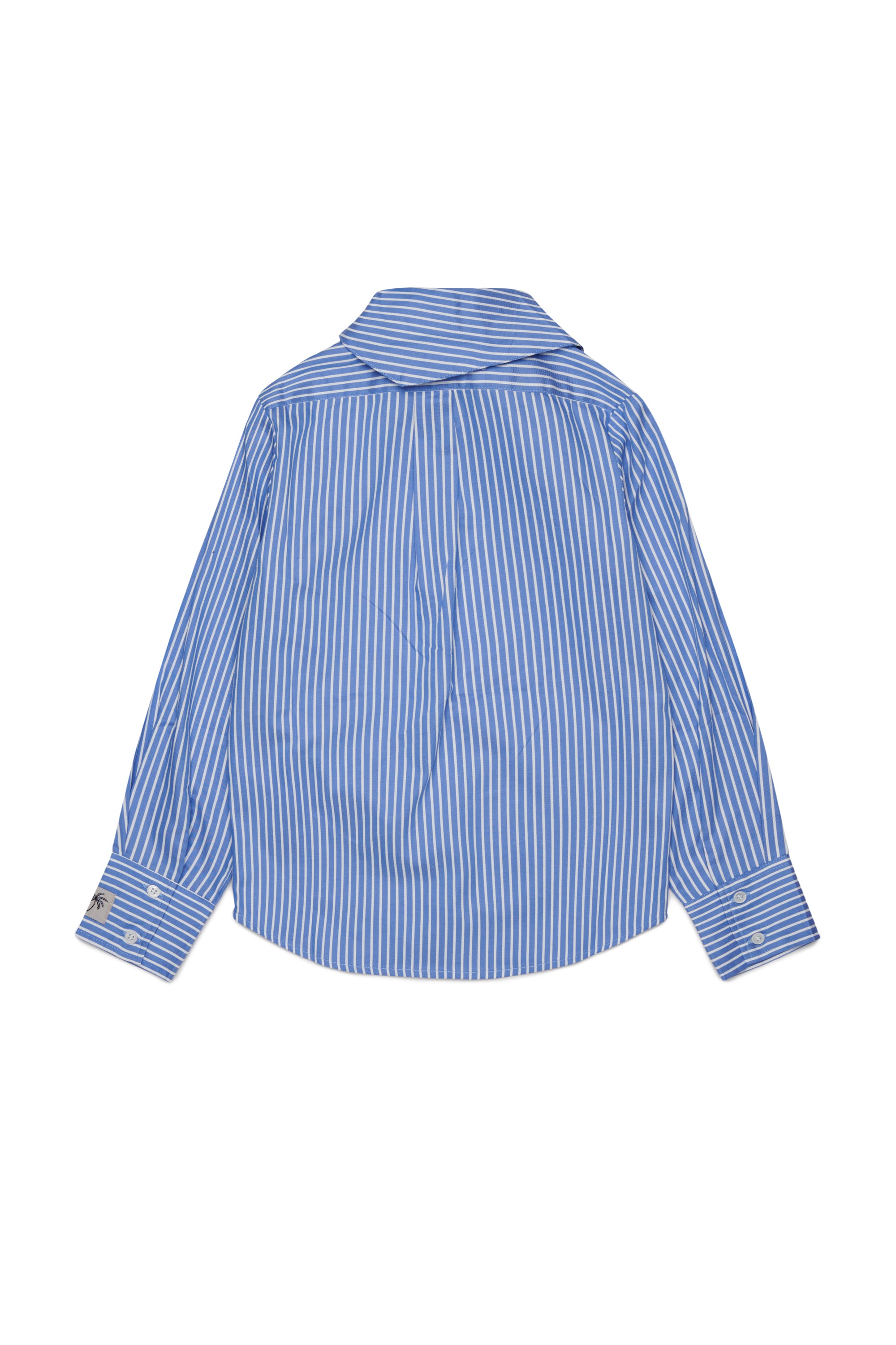 STRIPED SHIRT WITH BANDANA COLLAR