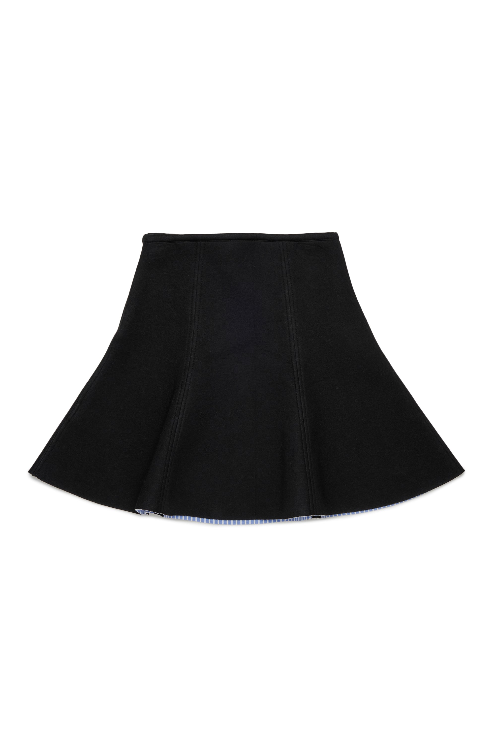 FLARED FELT SKIRT