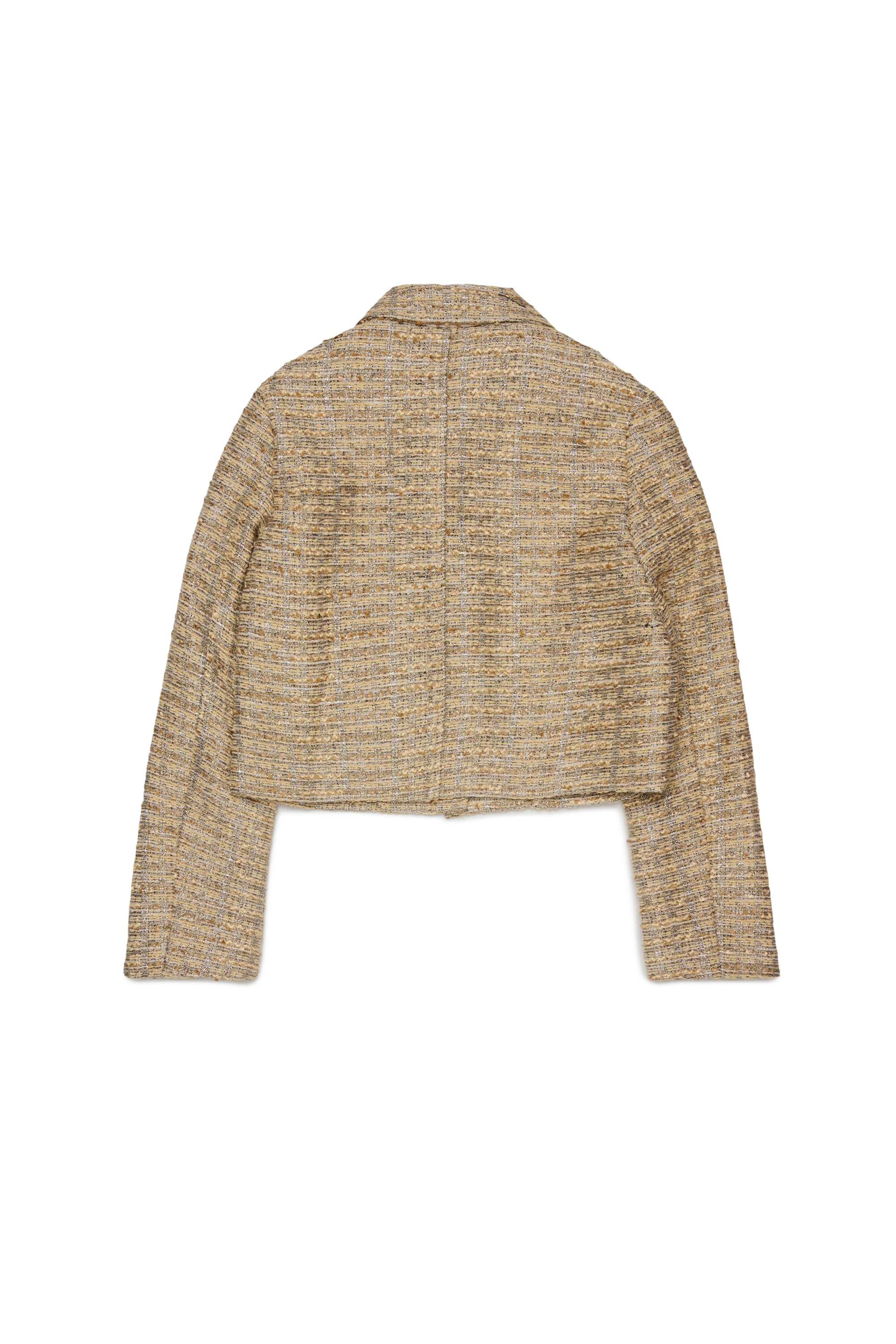 BOUCLÉ JACKET WITH JEWEL BUTTONS