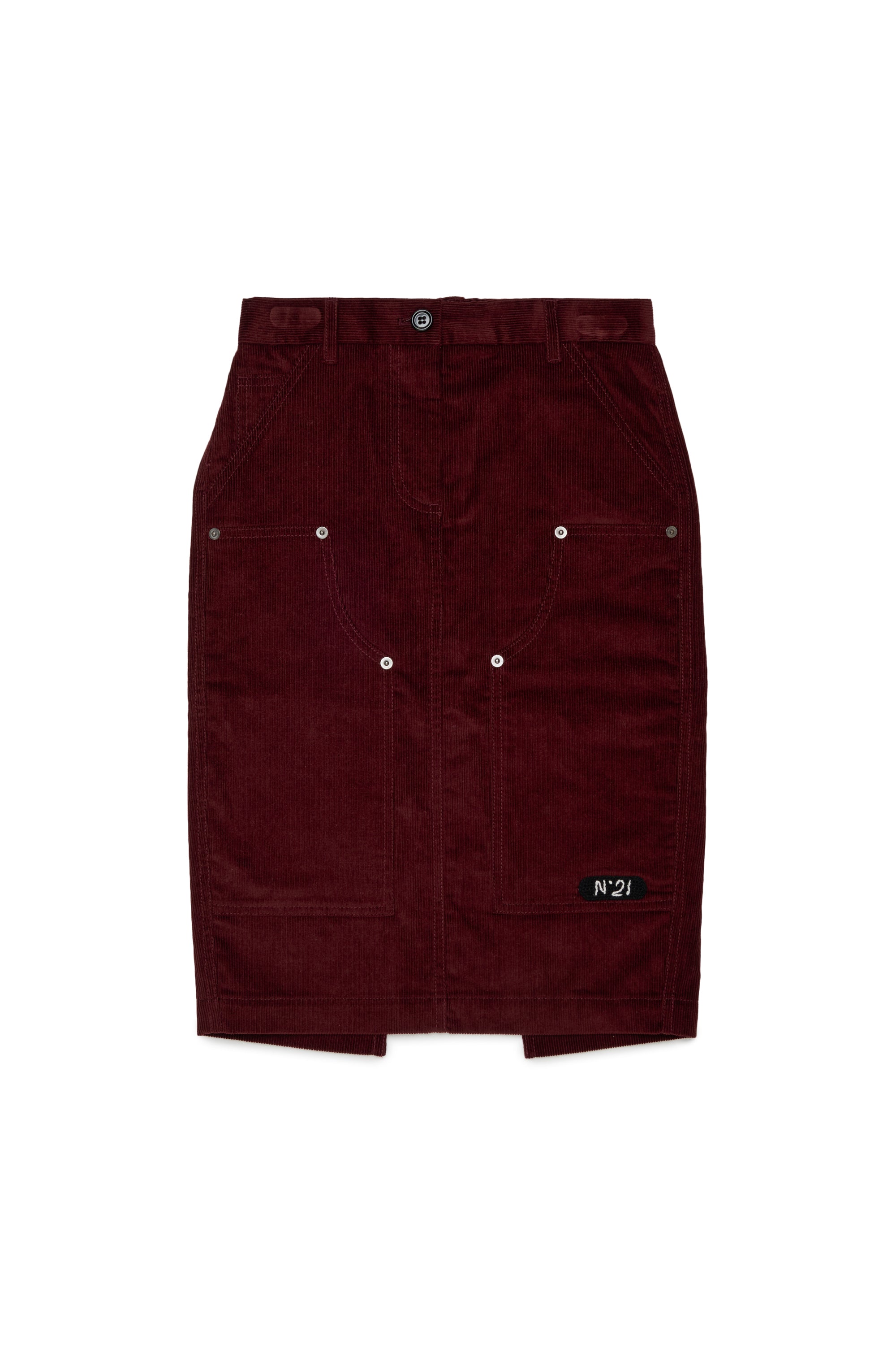 CORDUROY PENCIL SKIRT