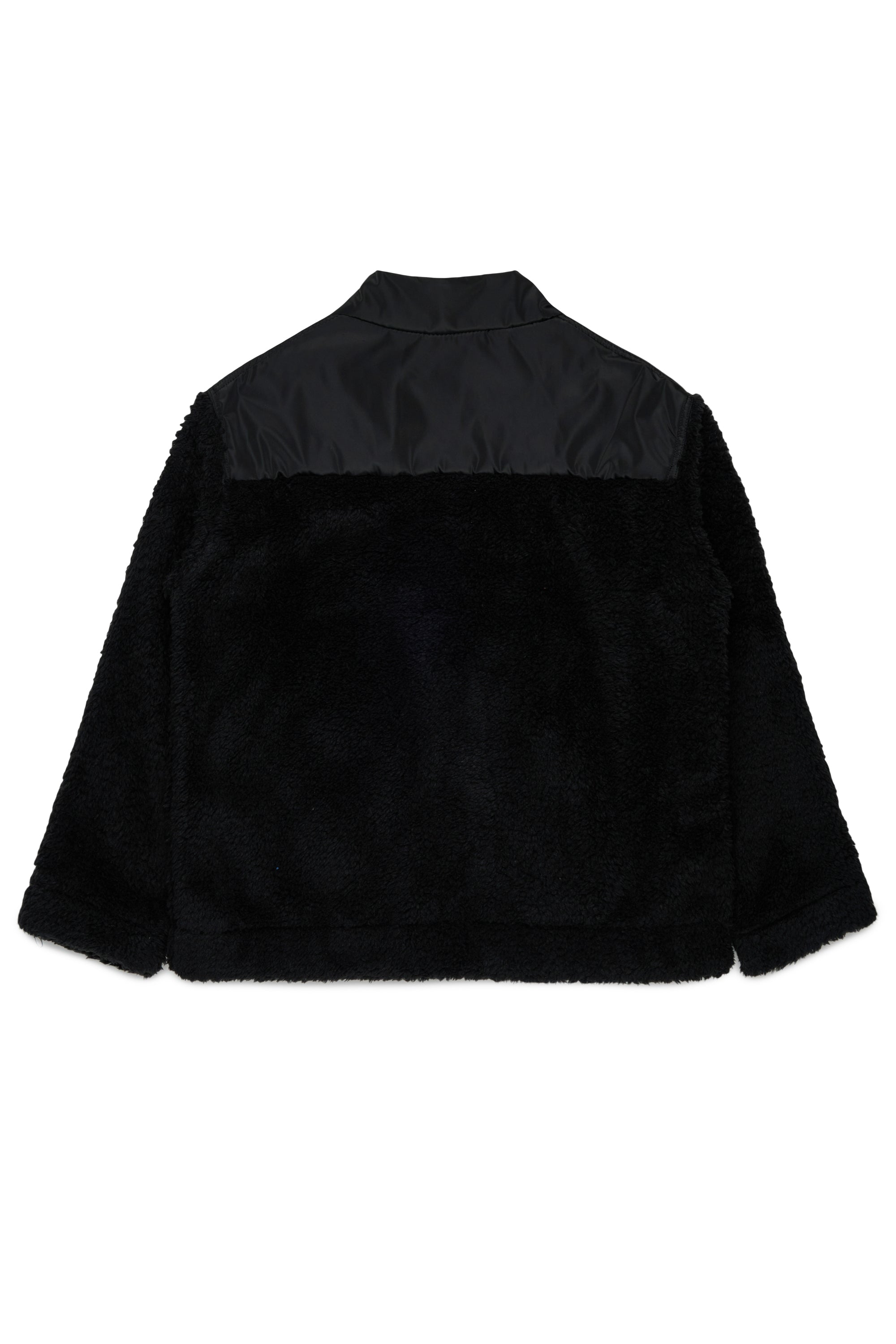TRACK SUIT JACKET NYLON AND TEDDY