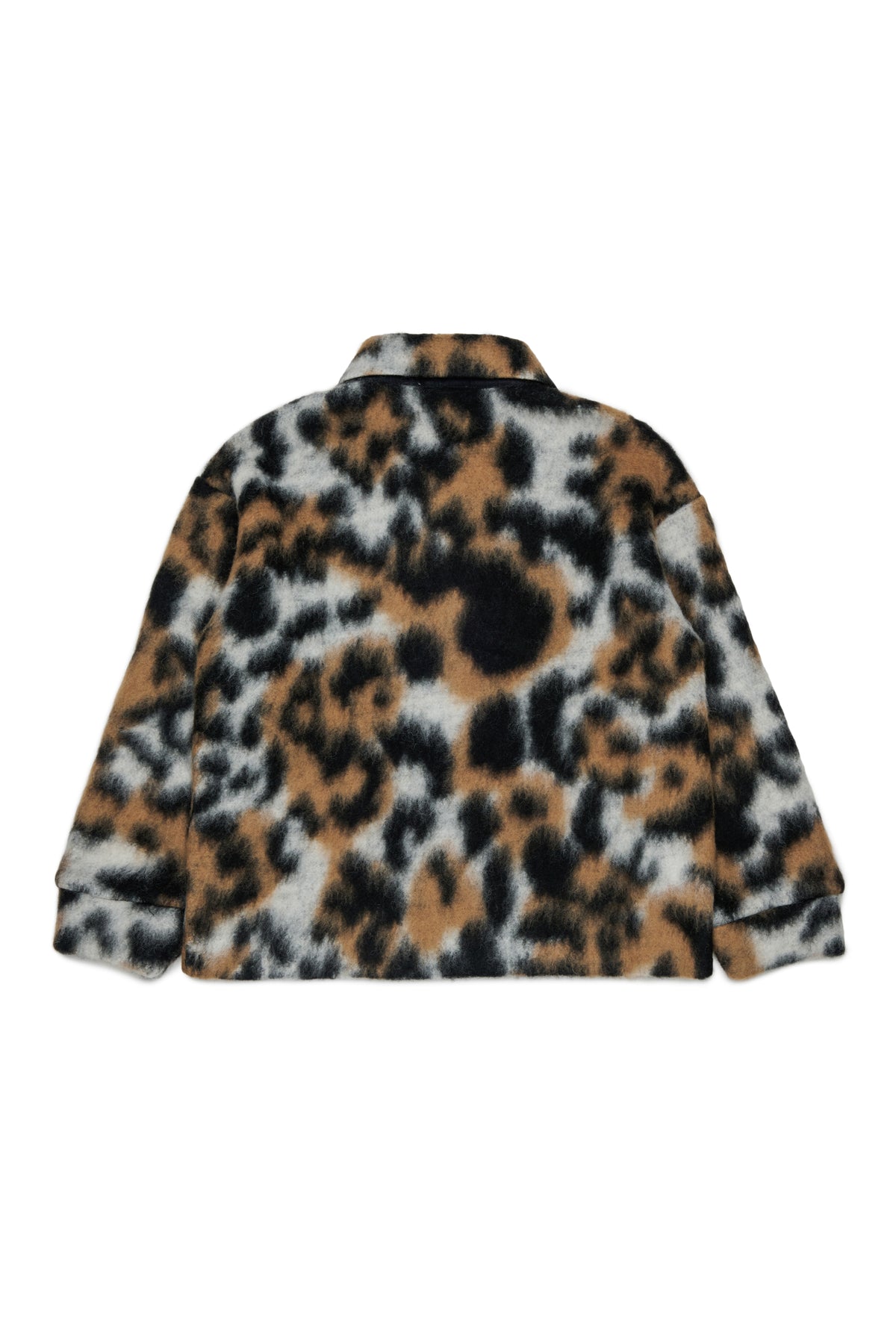 LEO PRINT WOOL POLO